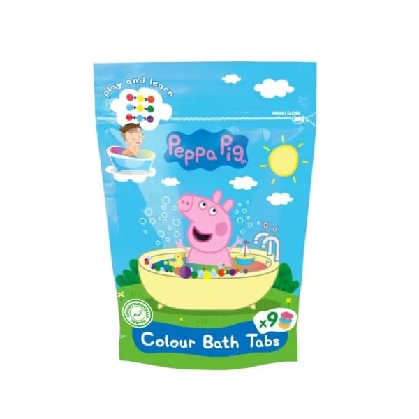 

Peppa Pig Barwinki koloryzujące do kąpieli 9x16g