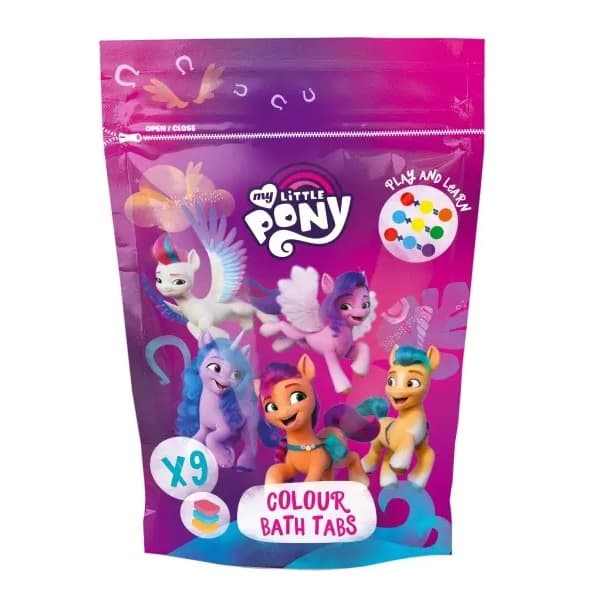 

MY LITTLE PONY Colour Bath Tabs barwniki koloryzujące do kąpieli Jeżyna, Pomelo, Truskawka 9x16g