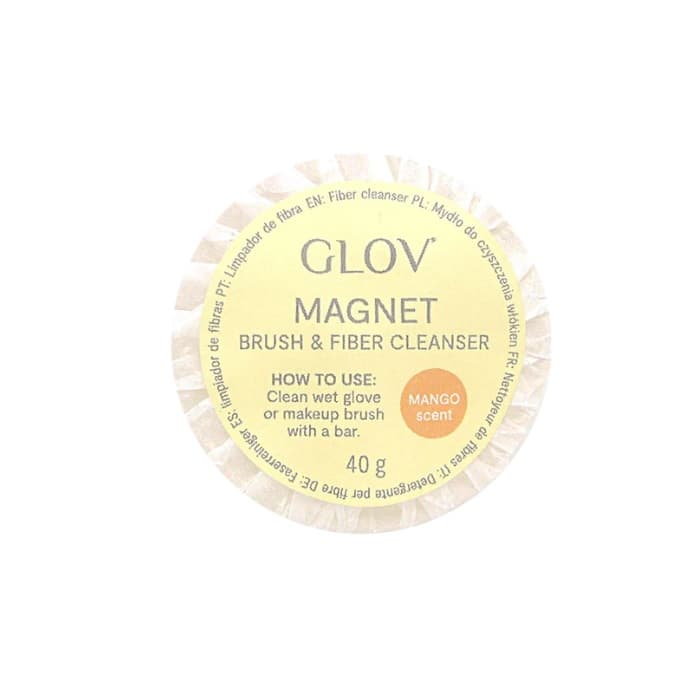 

GLOV Magnet BrushFiber Cleanser mydło do czyszczenia akcesoriów makijażowych Mango 40g