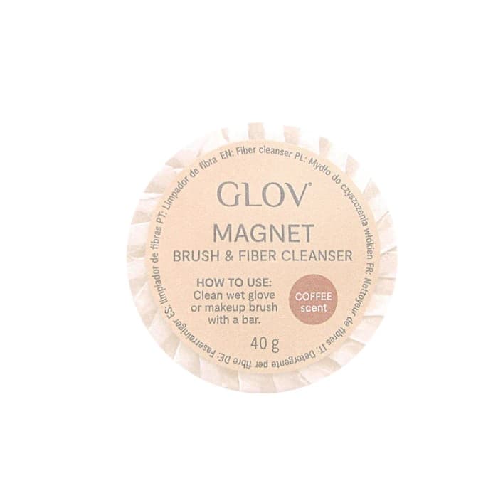 

GLOV Magnet BrushFiber Cleanser mydło do czyszczenia akcesoriów makijażowych Coffee 40g