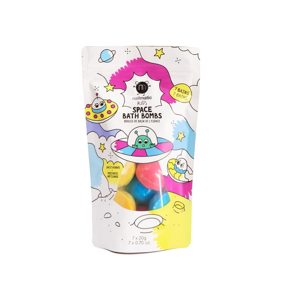 

NAILMATIC Kids Space Bath Bomb kolorowe dyski do kąpieli dla dzieci 7 szt.