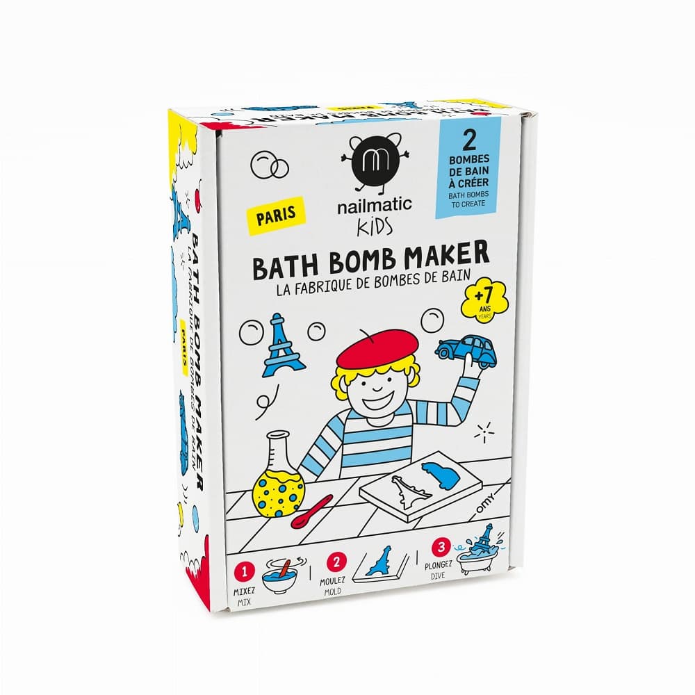 

NAILMATIC Kids Bath Bomb Maker kule do kąpieli dla dzieci Paris 2szt.