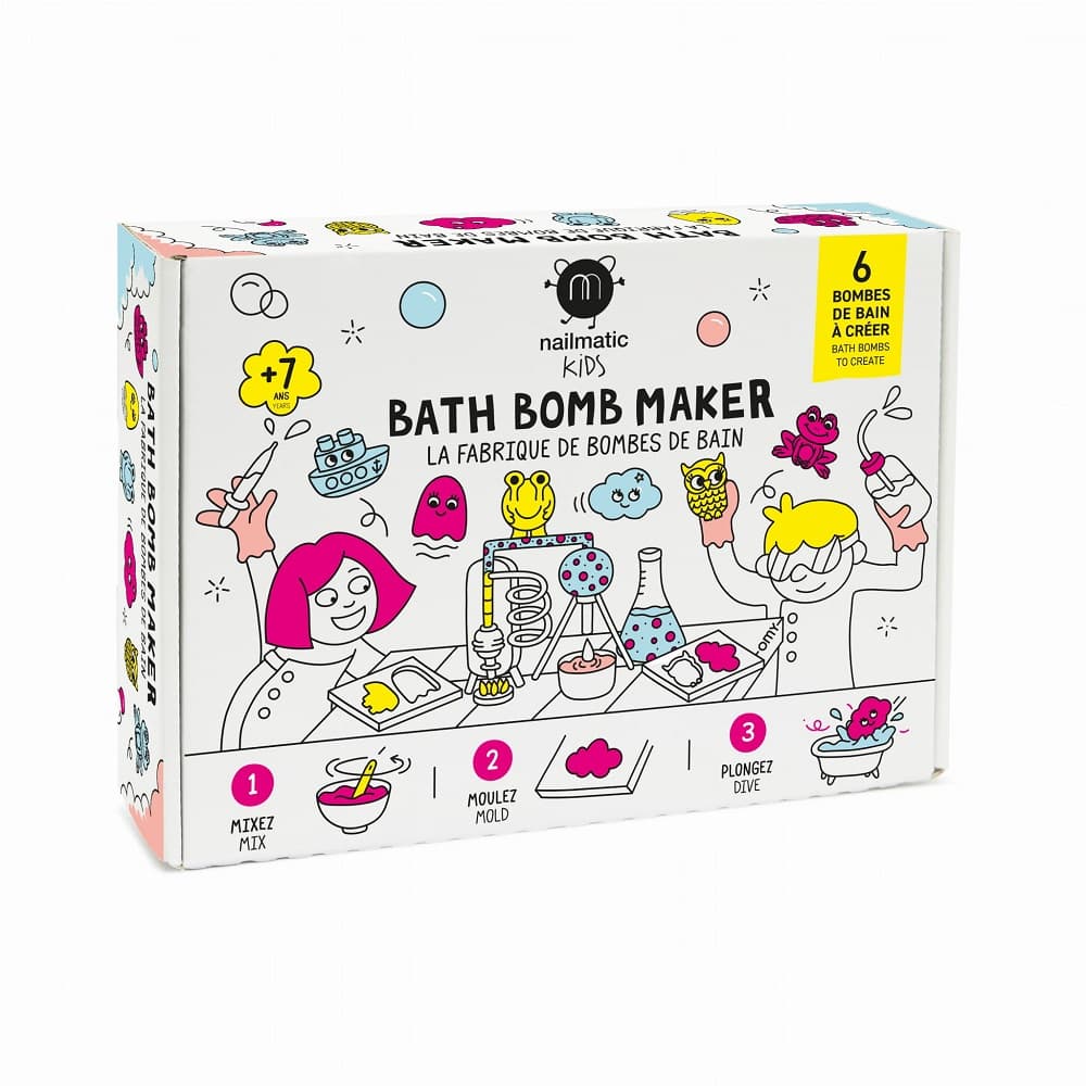 

NAILMATIC Kids Bath Bomb Maker kule do kąpieli dla dzieci Zwierzaki 6szt.