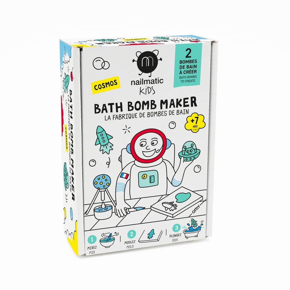 

NAILMATIC Kids Bath Bomb Maker kule do kąpieli dla dzieci Cosmos 2szt.