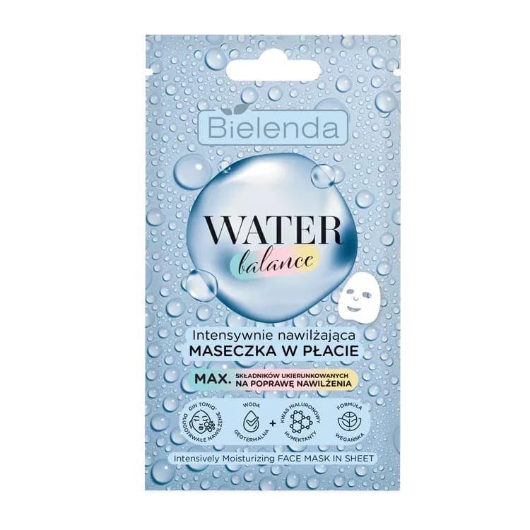 

Bielenda Water Balance Intensywnie Nawilżająca Maska w płacie 1szt