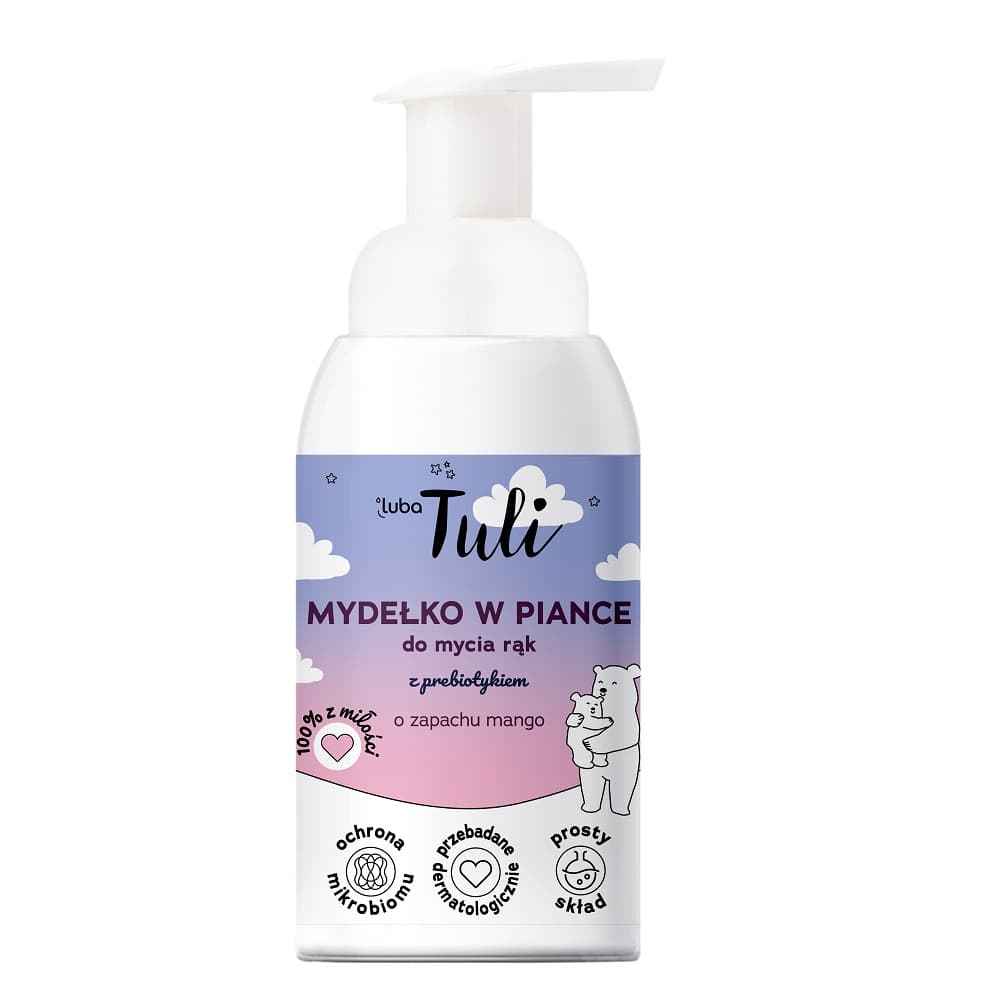 

LUBA Tuli mydełko w piance do mycia rąk z prebiotykiem Mango 250ml