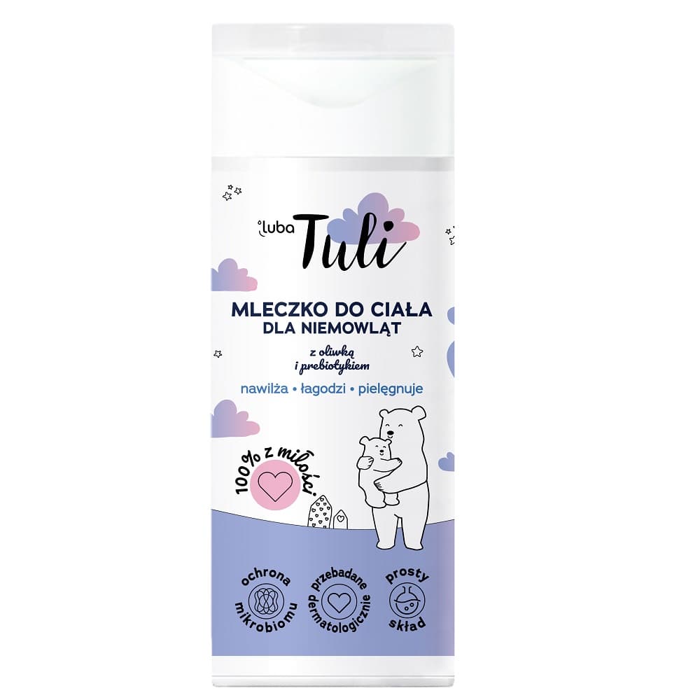 

LUBA Tuli mleczko do ciała dla niemowląt z oliwką i prebiotykiem 200ml