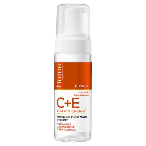 

Lirene C+E Vitamin Energy nawilżająca pianka myjąca do twarzy 150ml