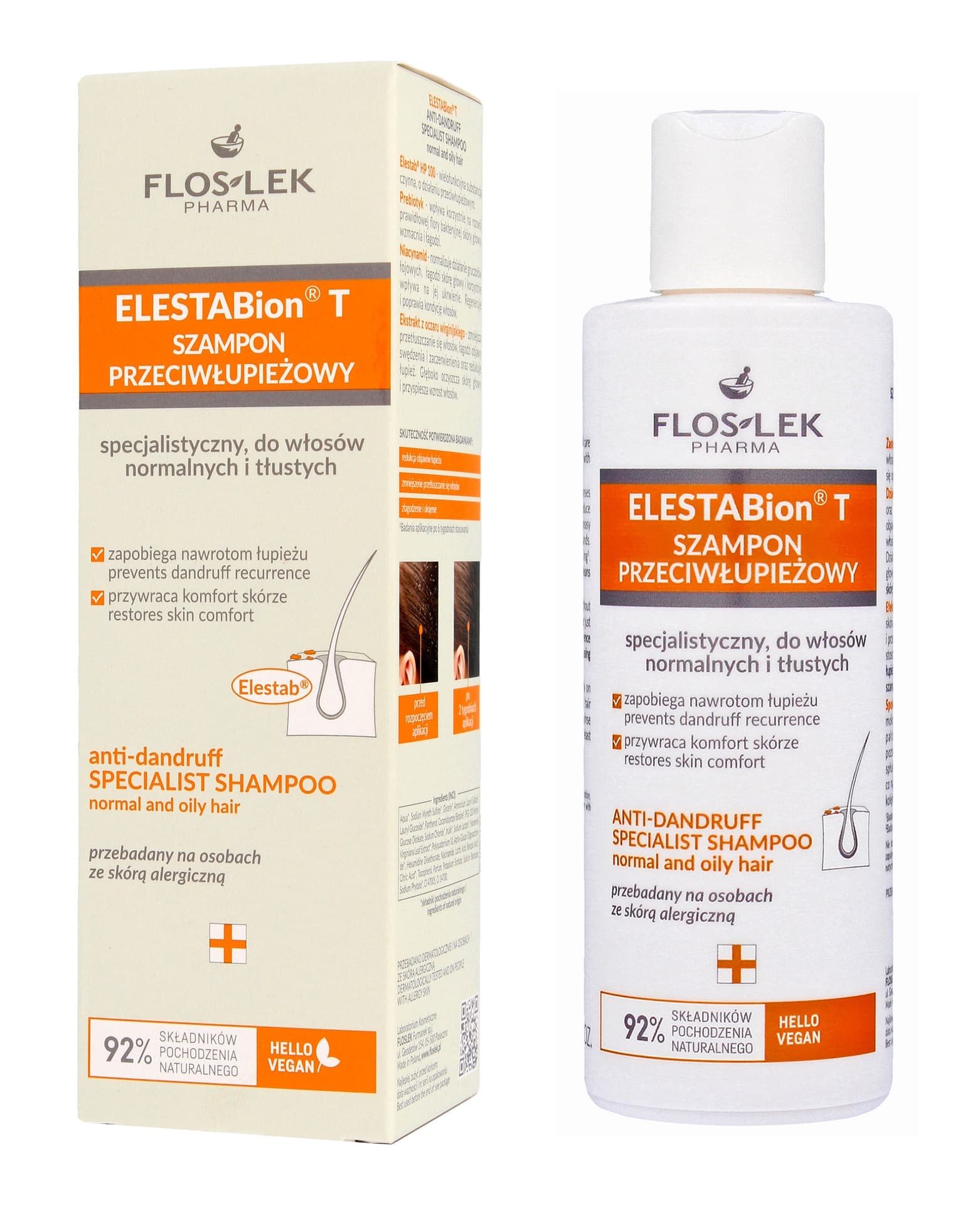 

Floslek ELESTABion T szampon przeciwłupieżowy do włosów normalnych i tłustych 150ml