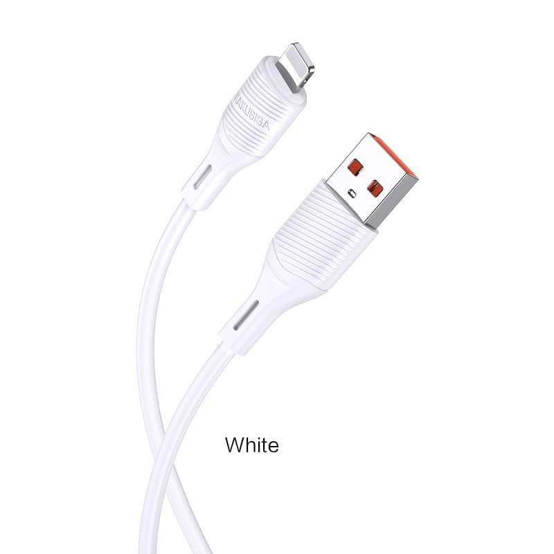 

Kabel 2.4A 1m USB - Lightning KAKUSIGA KSC-953 ANMEI biały