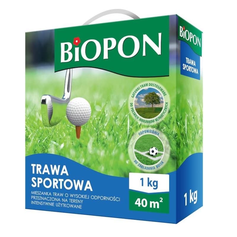 

Trawa sportowa nasiona Biopon 1kg 40m2 Biopon 1098