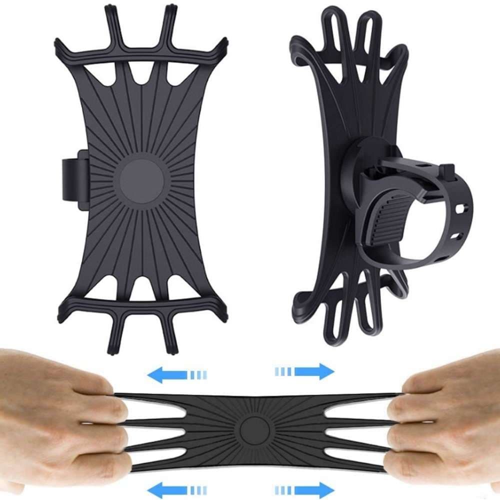 

Uchwyt rowerowy Alogy Spider TPU Bike Holder do telefonu Silikonowy na rower motor hulajnoga quad Czarny