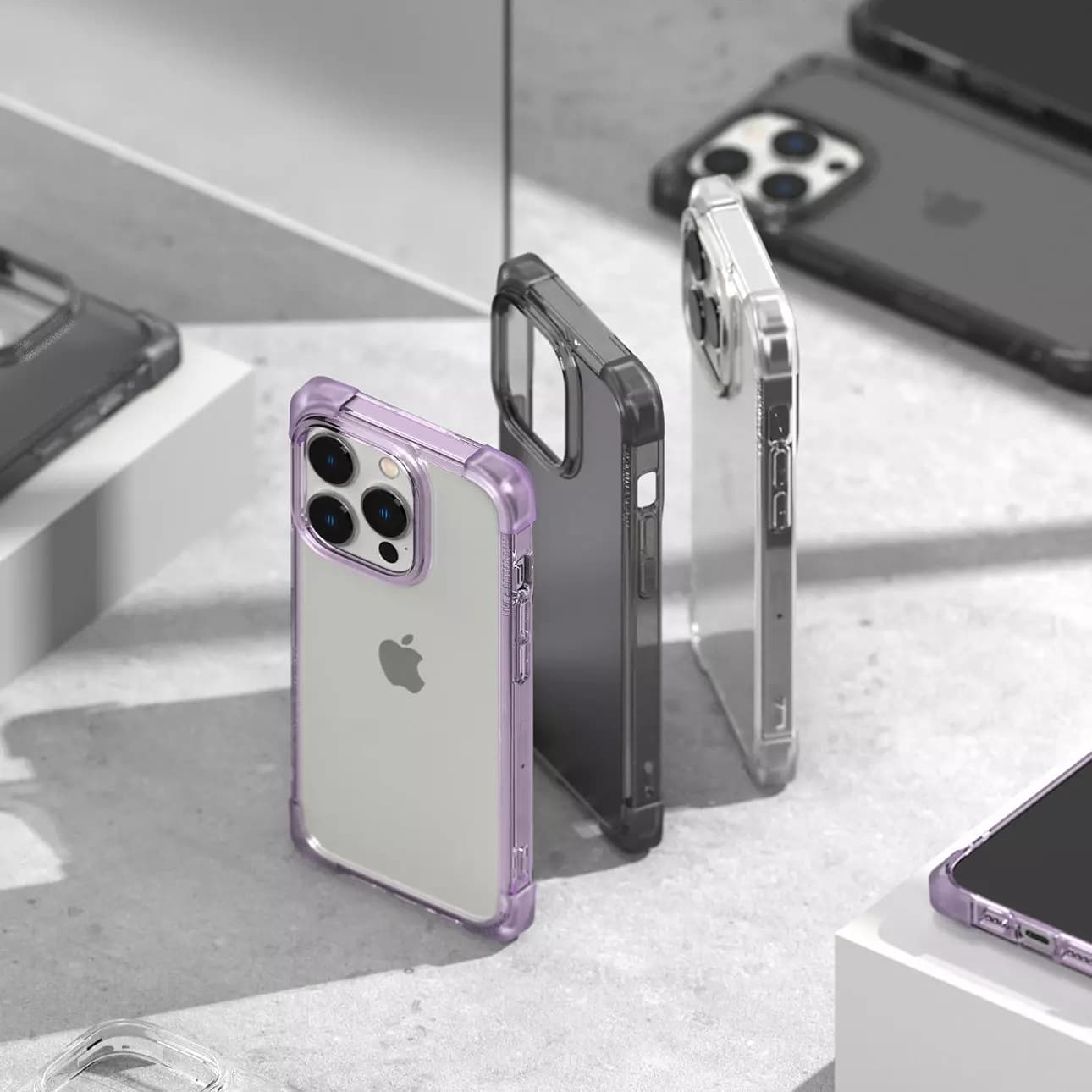 

Etui Ringke Fusion Bumper do iPhone 14 Pro Max pancerny pokrowiec obudowa plecki fioletowy