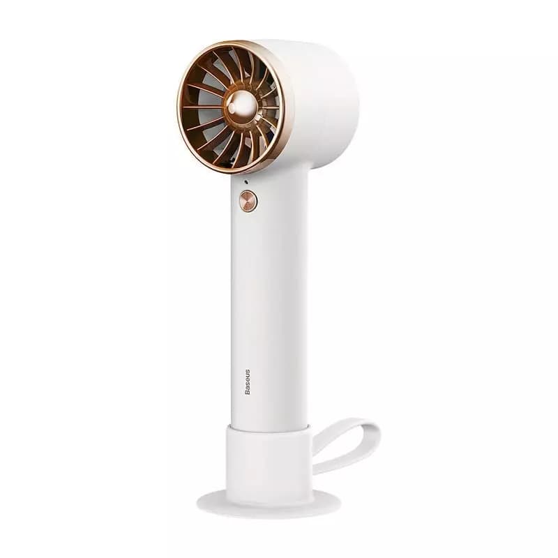 

Przenośny wentylator ręczny Baseus Flyer Turbine + kabel USB-C (biały)