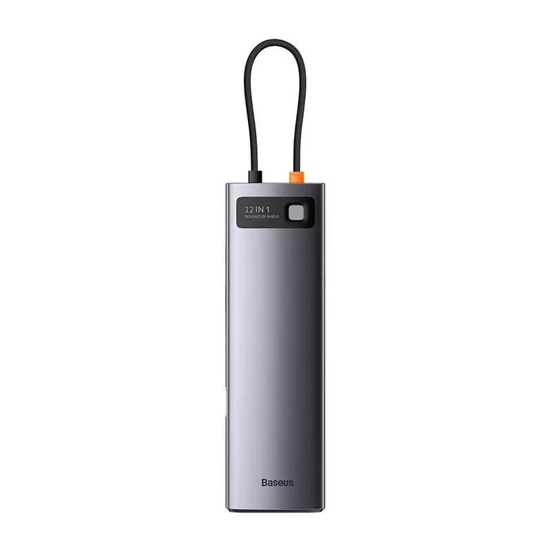 

Hub USB-C 12w1 Baseus Metal Gleam Series (Szary)