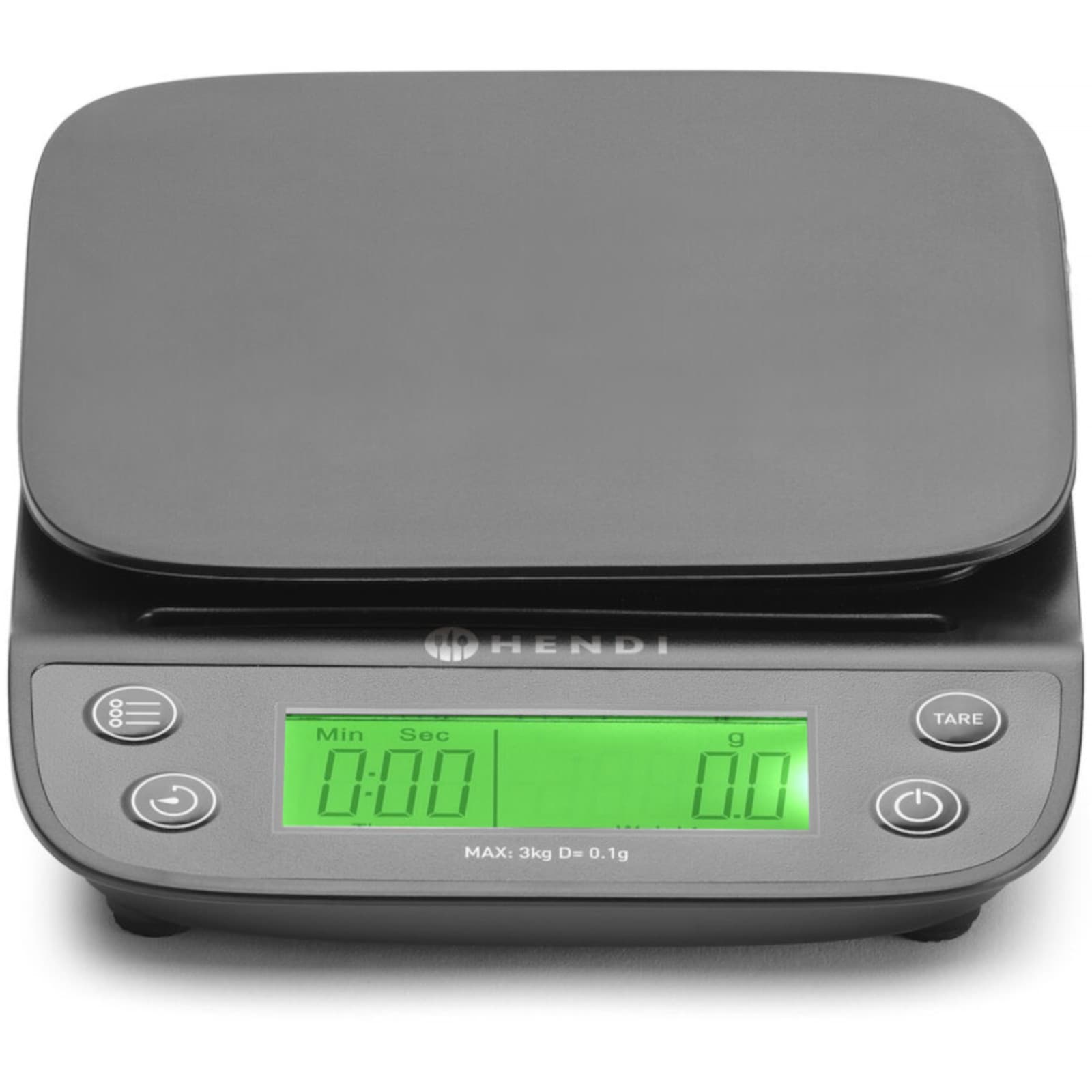 

Waga kuchenna elektroniczna z timerem 3 000 g / 0.1 g - Hendi 580011