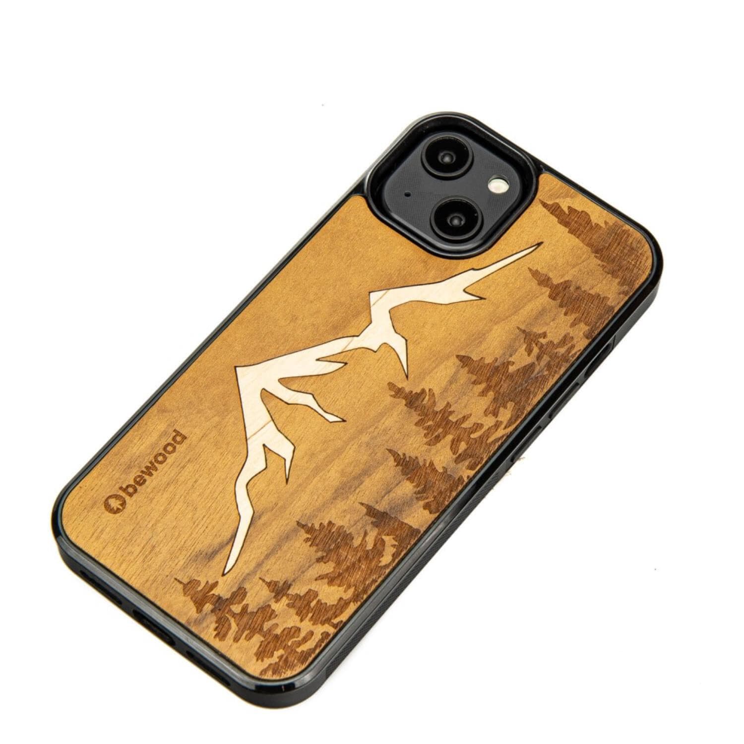 

Drewniane Etui Bewood iPhone 14 GÓRY IMBUIA