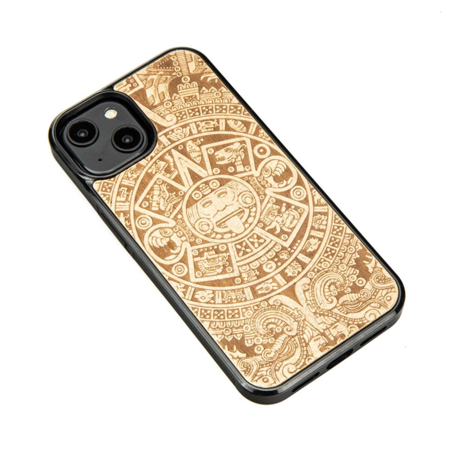 

Drewniane Etui Bewood iPhone 14 KALENDARZ AZTECKI ANIEGRE