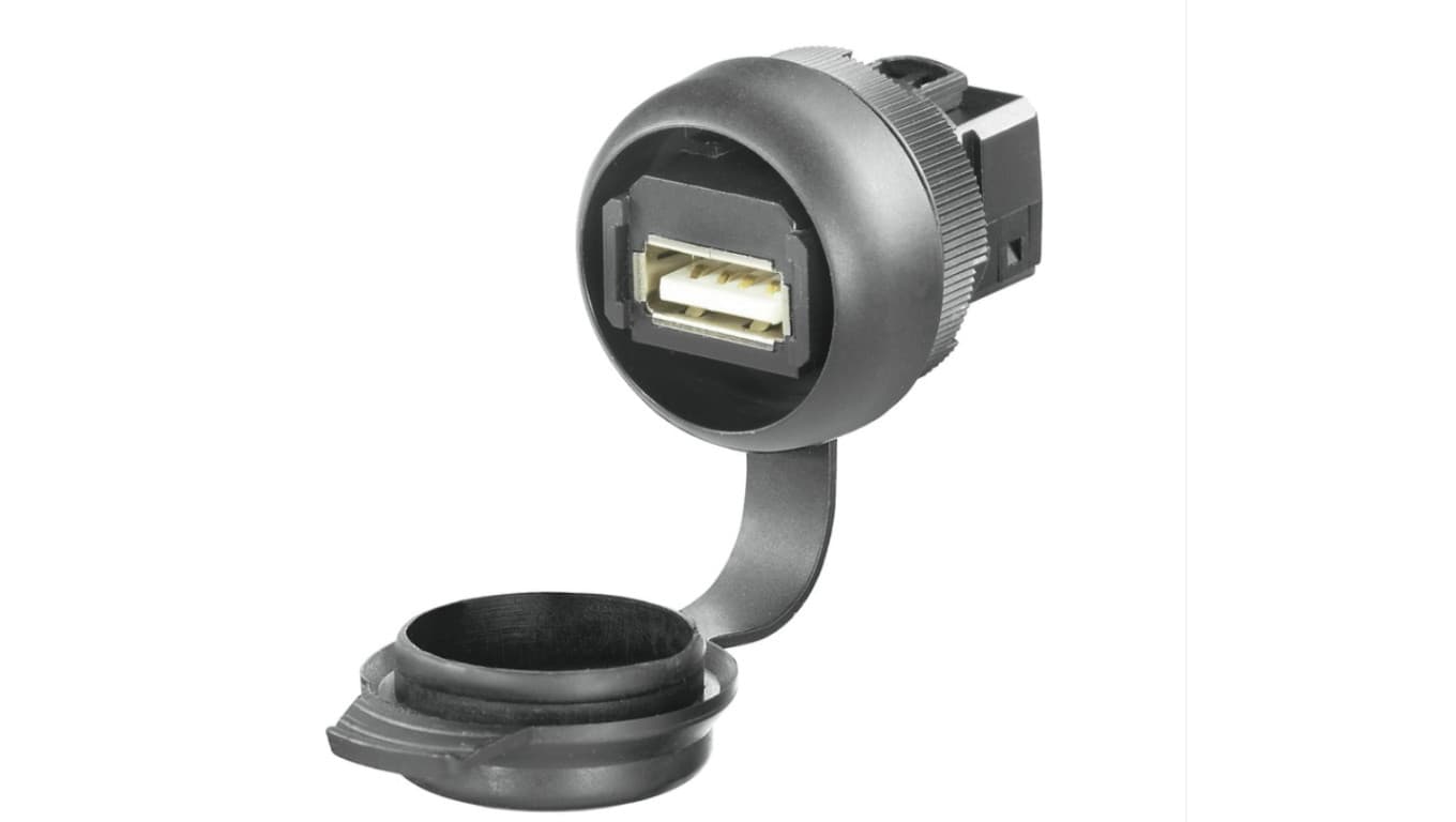 

Adapter USB gniazdo typu A USB 2.0 IP65 IE-FCM-USB-A 1018840000