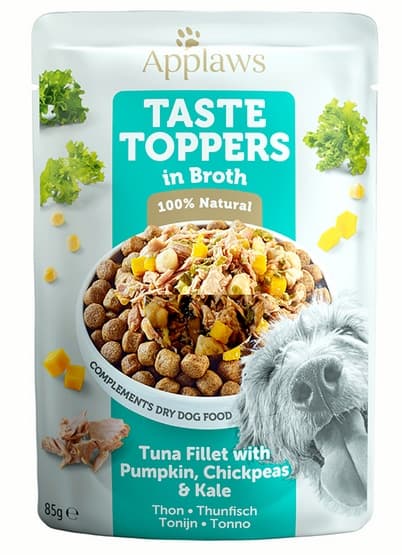 

Applaws Taste Toppers Saszetka dla psa - tuńczyk, dynia i ciecierzyca w sosie 85g