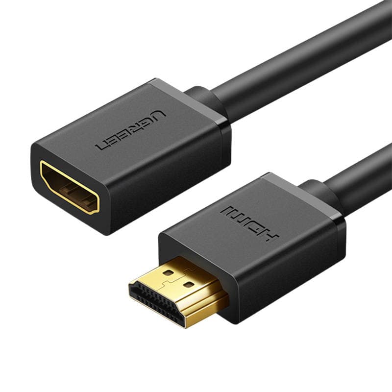 

Kabel HDMI męski do HDMI żeński UGREEN HD107 , 1.4V 5m (czarny)