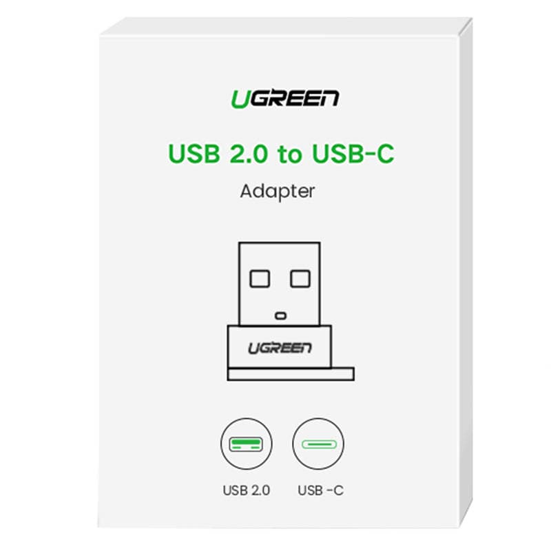 

Adapter USB UGREEN USB-C do USB-A 2.0 (czarny)