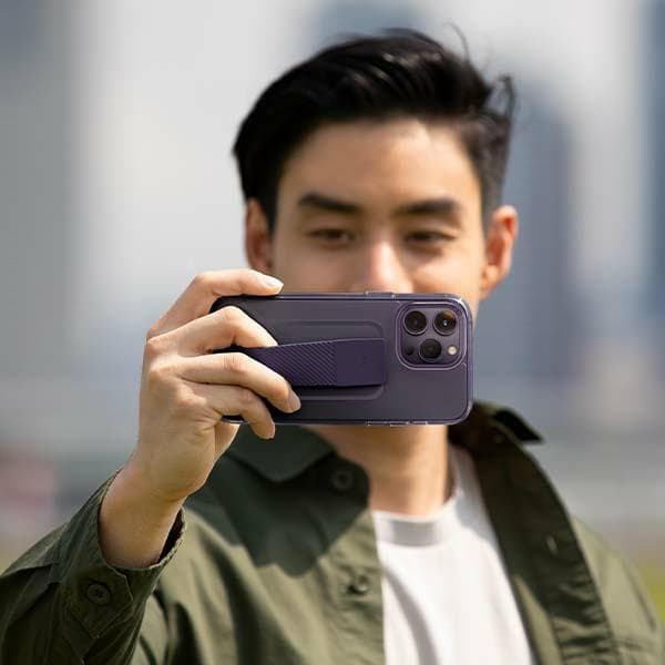 

UNIQ etui Heldro Mount iPhone 14 Pro 6,1" fioletowy/fig purple