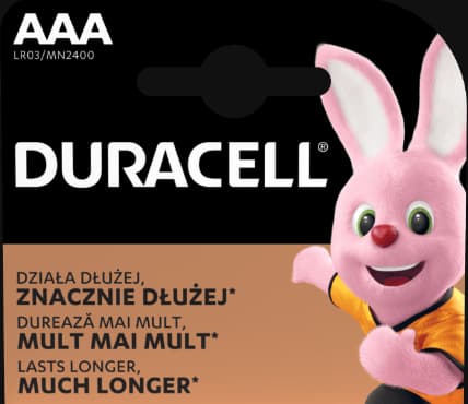 

Bateria DURACELL Basic AAA/LR03 K4 4x4