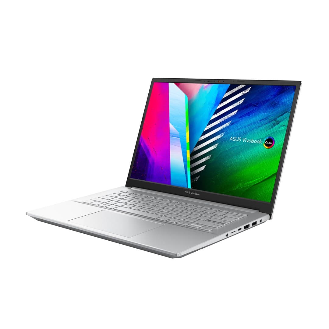 

ASUS M3401QC-KM146W Ryzen 5 5600H 14.0" 2.8K OLED 600nits 90Hz 16GB DDR4 SSD512 GeForce RTX 3050_4GB WLAN+BT Cam Win11 63WHrs Cool Silver (WYPRZEDAŻ)