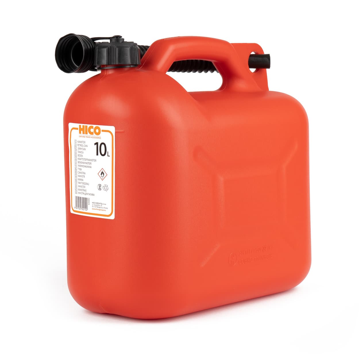 

Kanister plastikowy + lejek Hico (10 L)