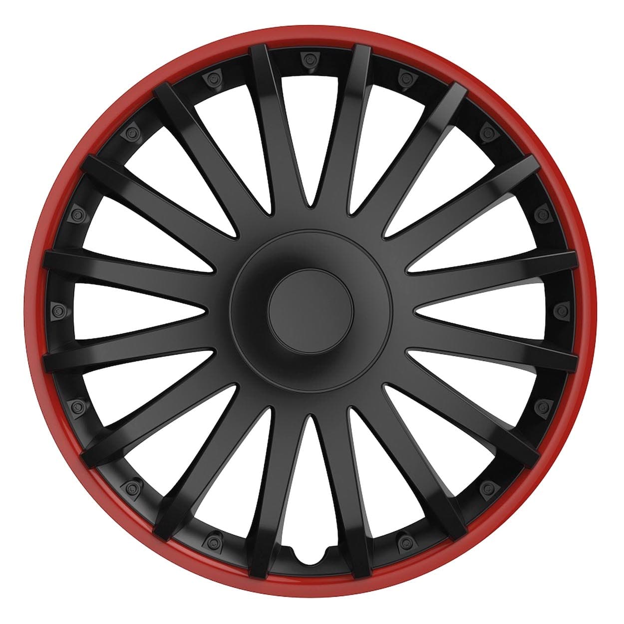 

Kołpak crystal 14" black&red (czarny z czerwoną obwódką)