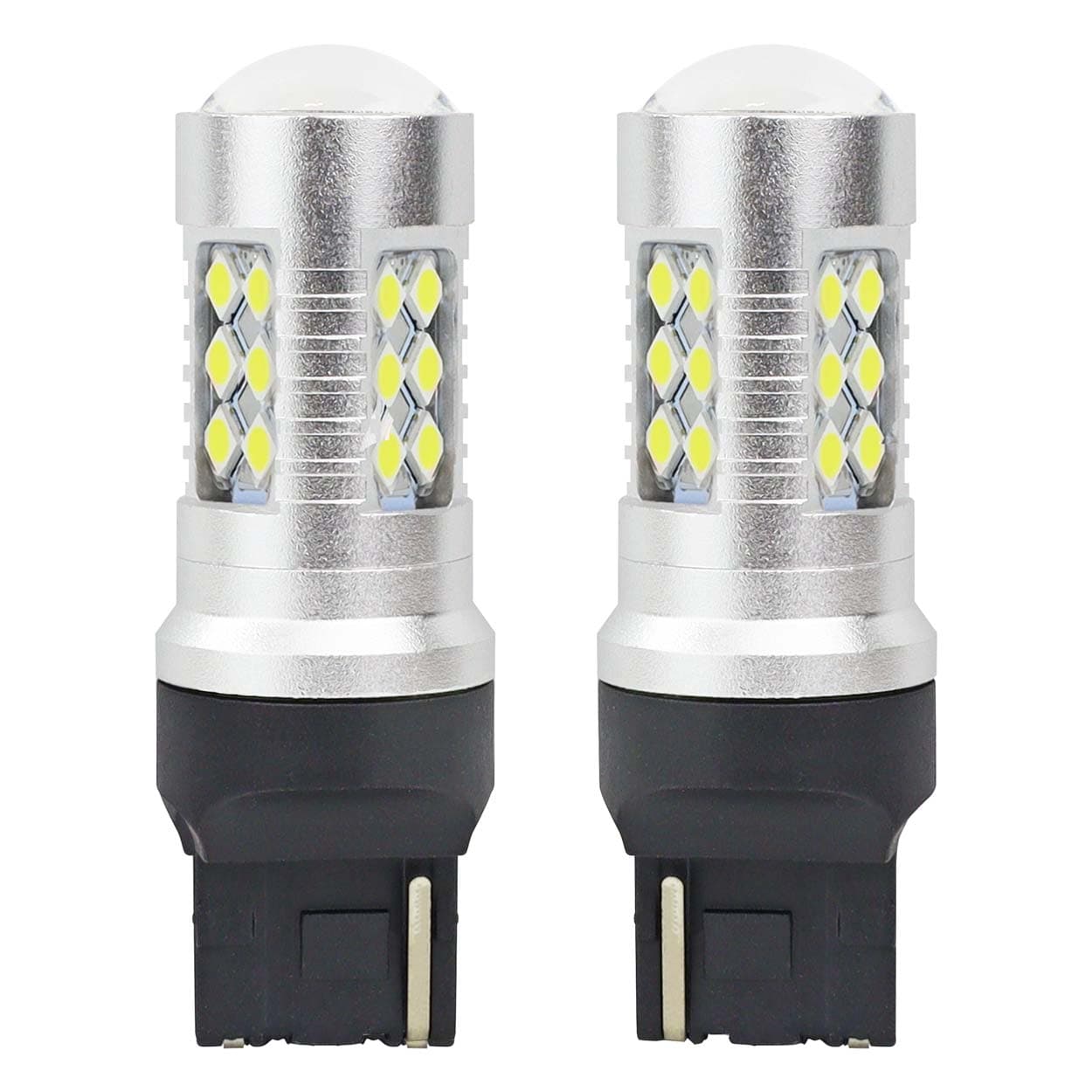 

Zarówki led canbus 3030 24smd t20 7440 w21w white 12v 24v amio-01173