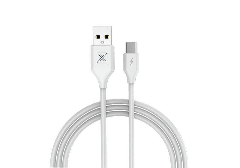

KABEL MX SET 2.4A / TYPE-C / 1m WHITE / BIAŁY