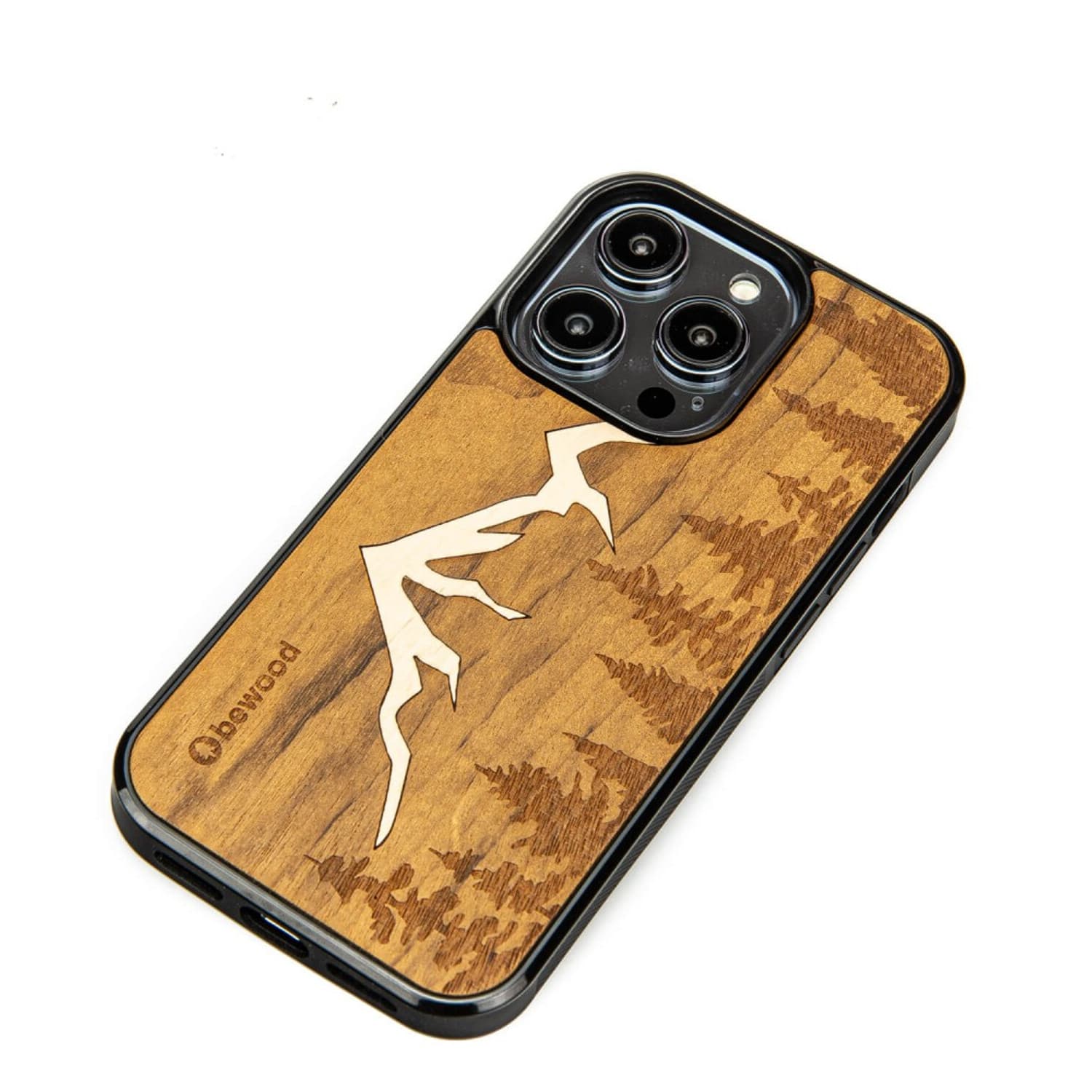 

Drewniane Etui Bewood iPhone 14 Pro GÓRY IMBUIA
