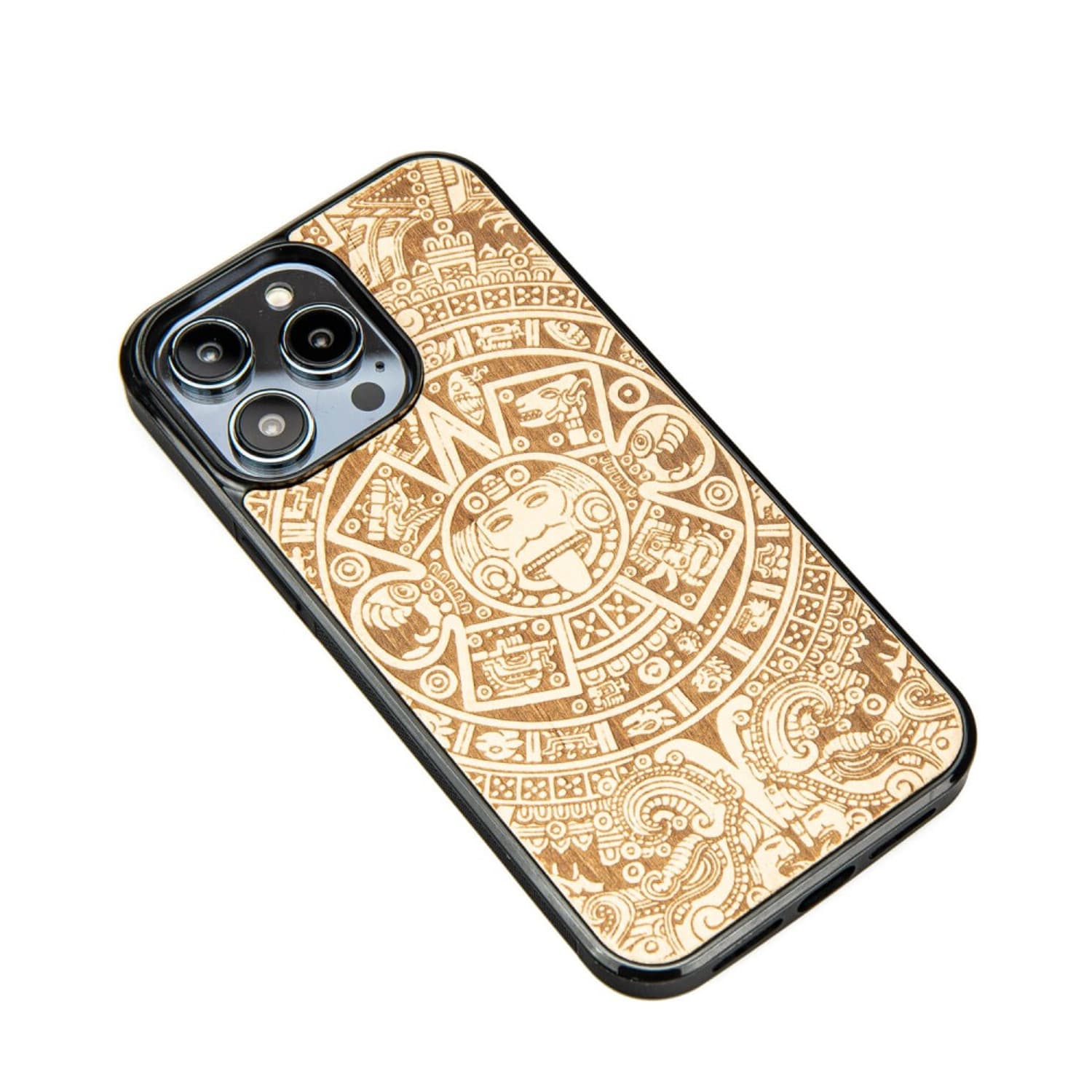 

Drewniane Etui Bewood iPhone 14 Pro Max KALENDARZ AZTECKI ANIEGRE