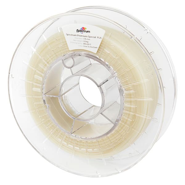 

Spectrum 3D filament, PLA glow in the dark, 1,75mm, 500g, 80168, yellow-green