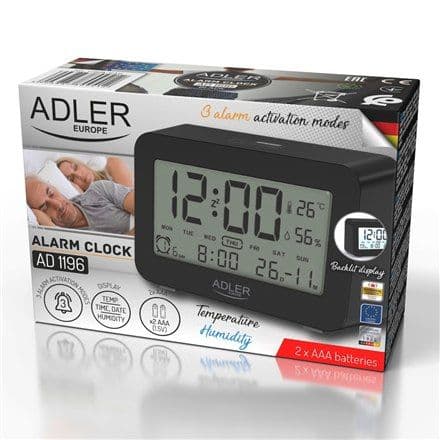 

Adler Budzik AD 1196b Czarny, Funkcja alarmu