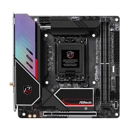 

ASRock Z790 PG-ITX/TB4 Rodzina procesorów Intel, Gniazdo procesora LGA1700, DDR5 DIMM, Gniazda pamięci 2, Obsługiwane interfejsy