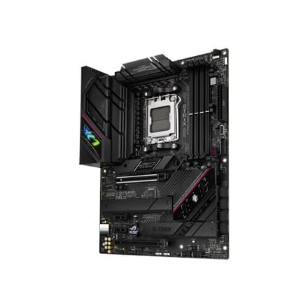 

Asus ROG STRIX B650E-F GAMING WIFI Rodzina procesorów AMD, Gniazdo procesora AM5, DDR5 DIMM, Gniazda pamięci 4, Obsługiwane inte