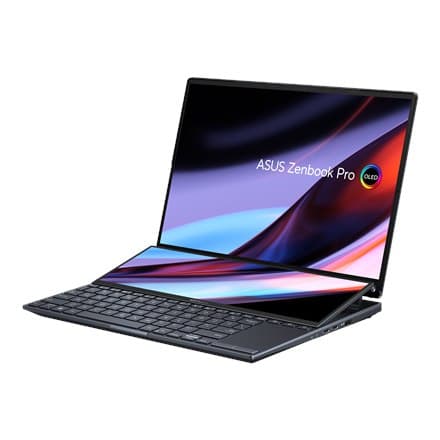 

Asus Zenbook Pro 14 Duo OLED UX8402ZE-M3021X Tech Czarny, 14,5", OLED, Ekran dotykowy, 2,8K, 2880 x 1800 pikseli, Intel Core i9,