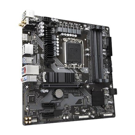 

Gigabyte B760M DS3H AX DDR4 1.0 M/B Rodzina procesorów Intel, Gniazdo procesora LGA1700, DDR4 DIMM, Gniazda pamięci 4, Obsługiwa