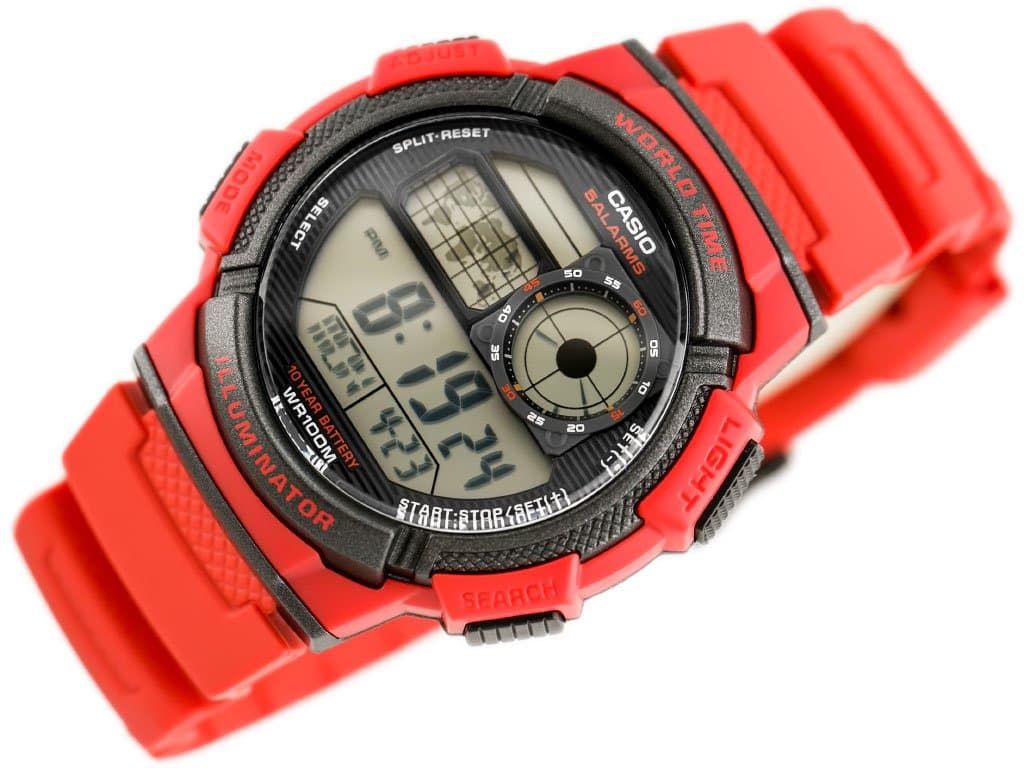 

ZEGAREK MĘSKI CASIO AE-1000W 4AV (zd073c) - WORLD TIME + BOX, Zd073c) - world time + bo