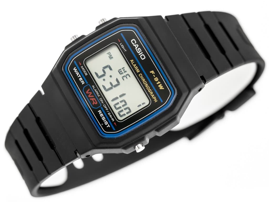 

ZEGAREK MĘSKI CASIO F-91W-1YER (zd086a) - KLASYKA, Zd086a) - klasyk