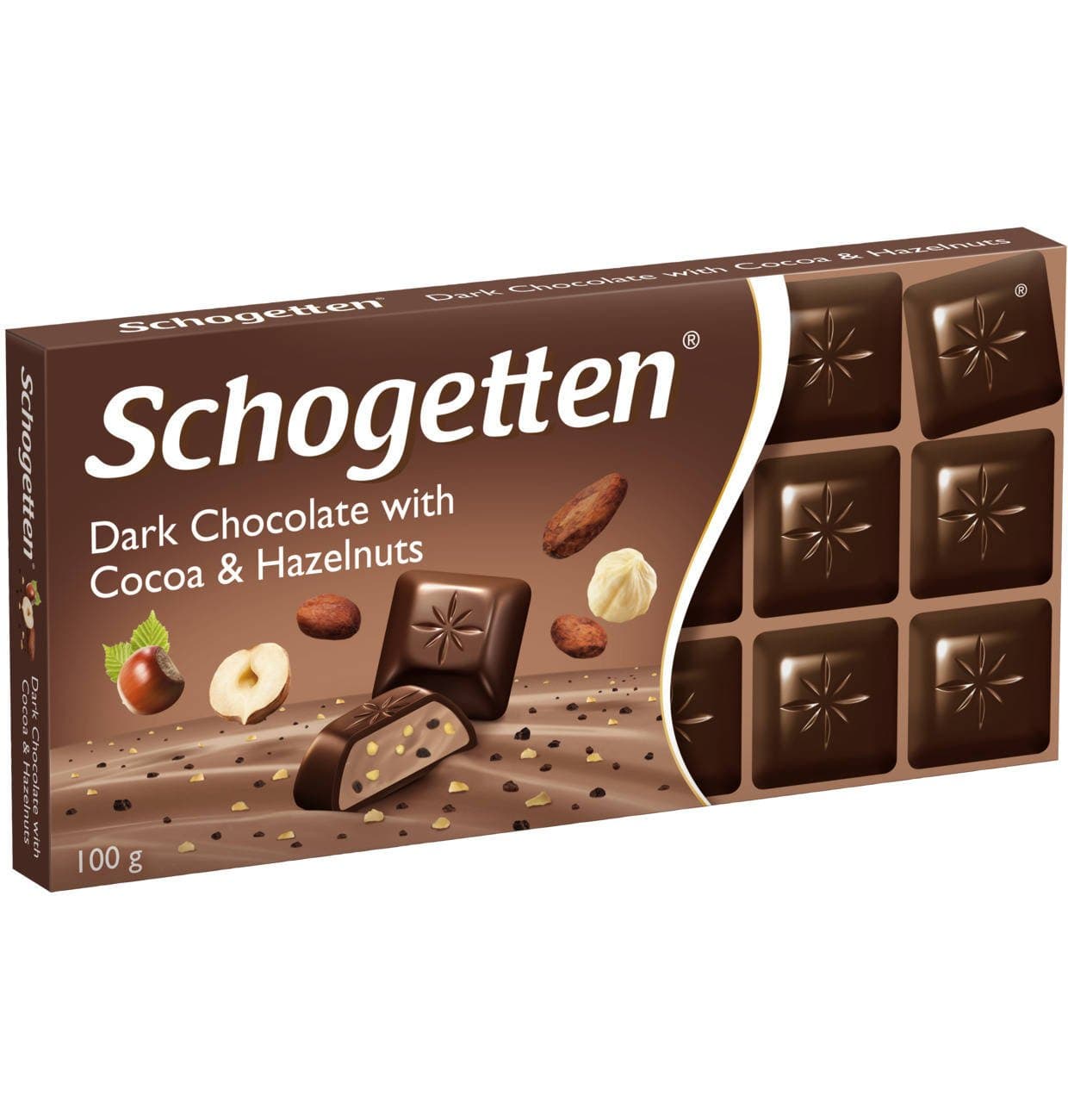 

Schogetten Schokolade Zartbitter Kakao & Haselnuss 100 g