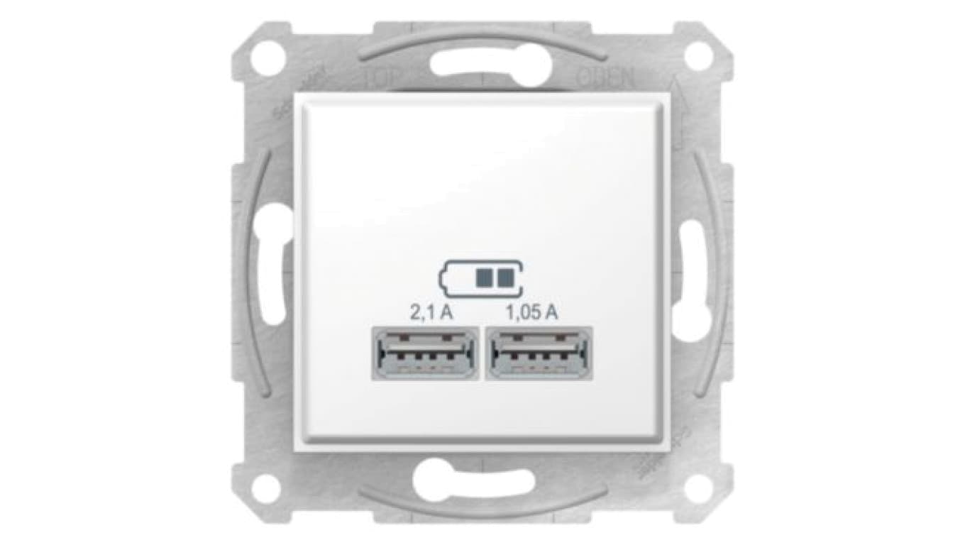 

Gn.ładowarki USB 2.1A biały SDN2710221