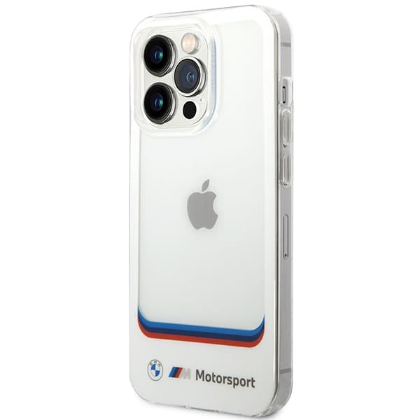 

Etui BMW BMHCP14L22HMCH iPhone 14 Pro 6,1" biały/white Transparent Center