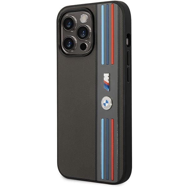 

Etui BMW BMHCP14X22PPMA iPhone 14 Pro Max 6,7" szary/grey Tricolor M Collection