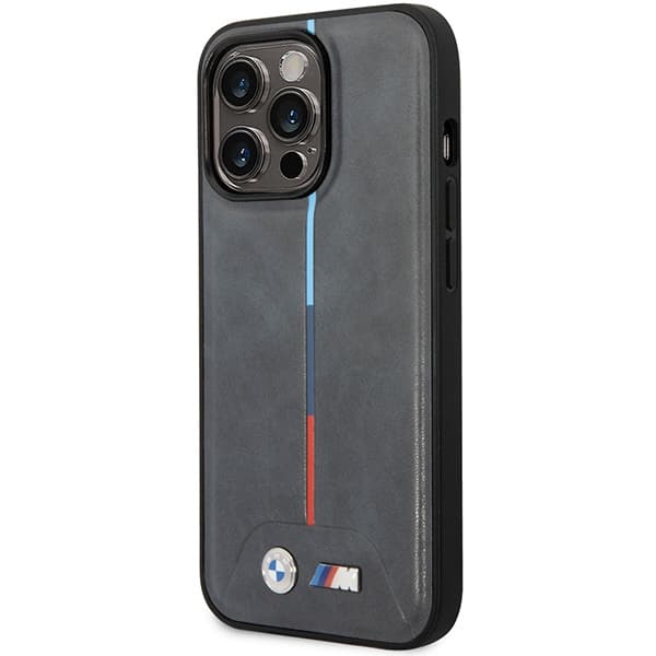 

Etui BMW BMHCP14L22PVTA iPhone 14 Pro 6,1" szary/grey Quilted Tricolor