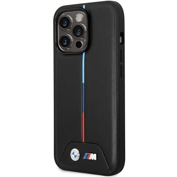 

Etui BMW BMHCP14L22PVTK iPhone 14 Pro 6,1" czarny/black Quilted Tricolor