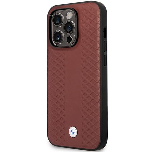 

Etui BMW BMHCP14L22RFGR iPhone 14 Pro 6,1" burgundowy/burgundy Leather Diamond Pattern
